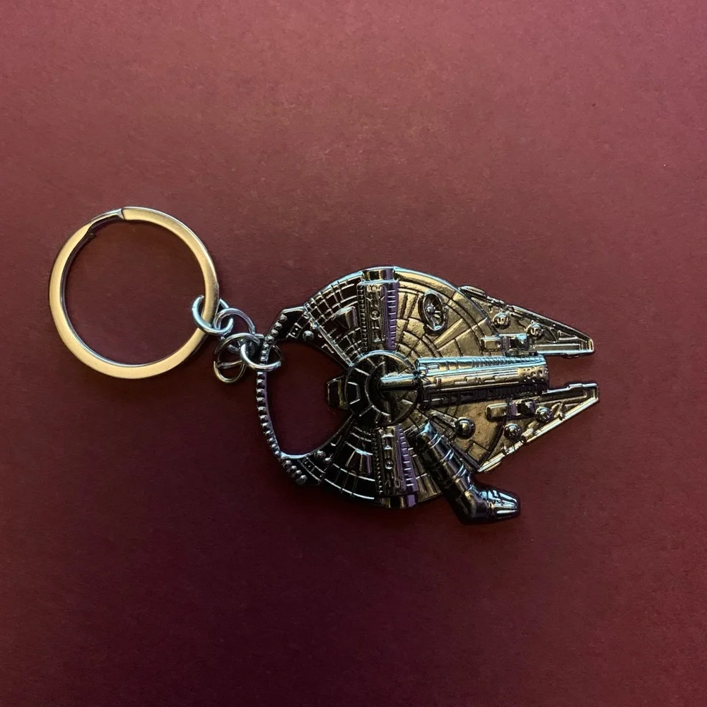 Millennium Falcon keychain bottle top opener